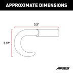 ARIES Bull Bar Tow Hooks for Dodge, Ram Trucks