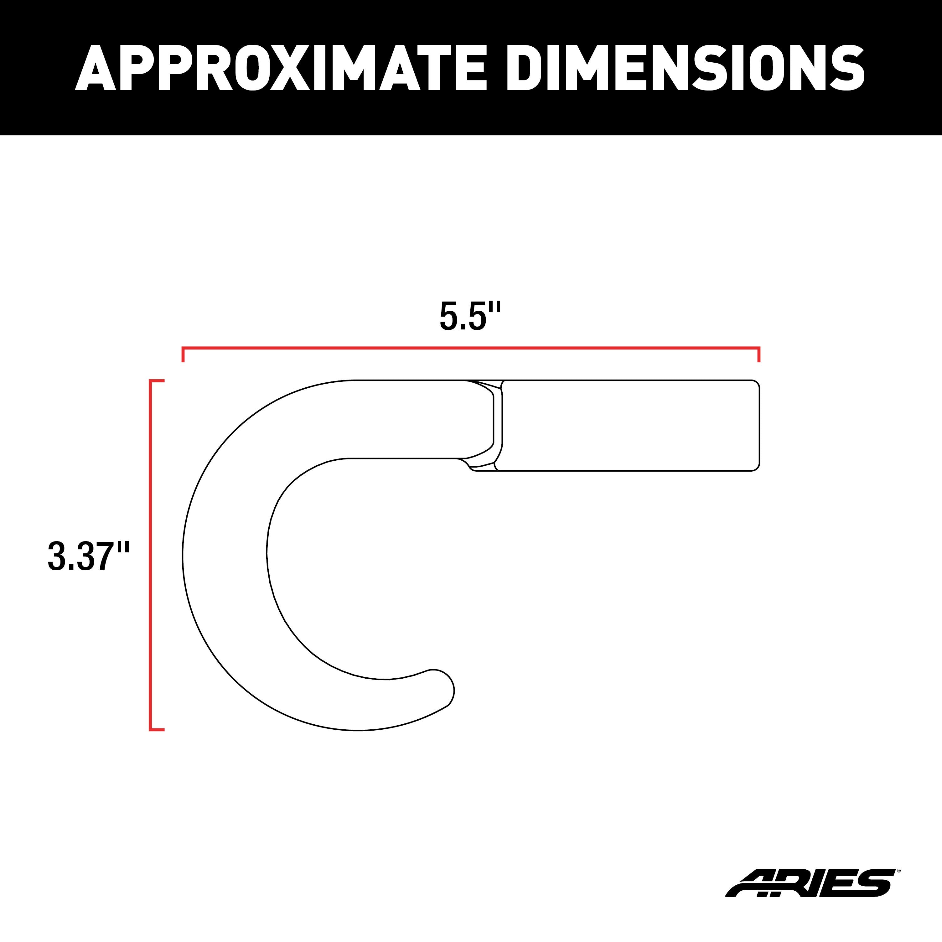 ARIES Bull Bar Tow Hooks for Dodge, Ram Trucks