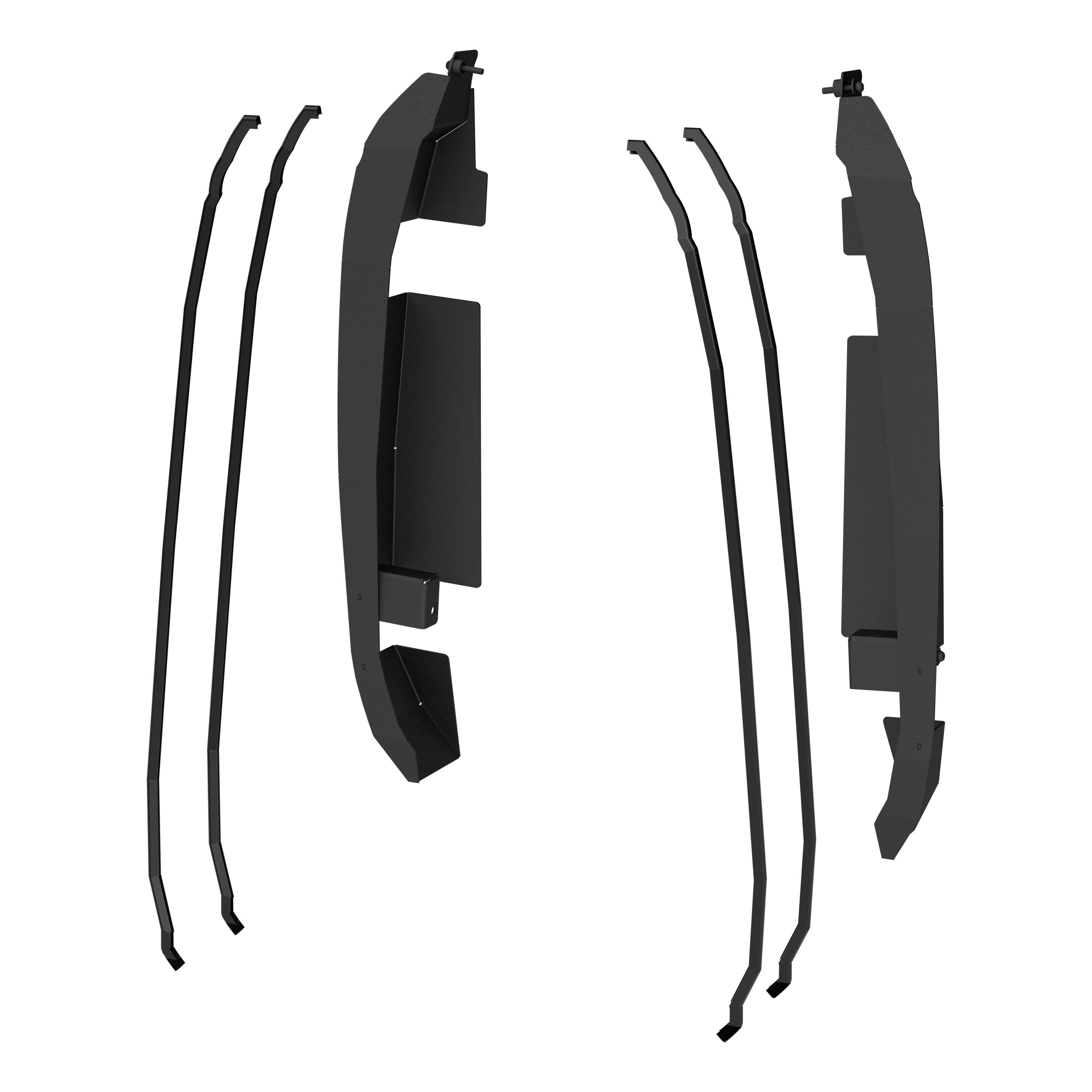 ARIES Door Hinge Covers for ARIES Tube Doors - Ford Bronco 2-door & 4-door, 2021-2026 Ford Bronco