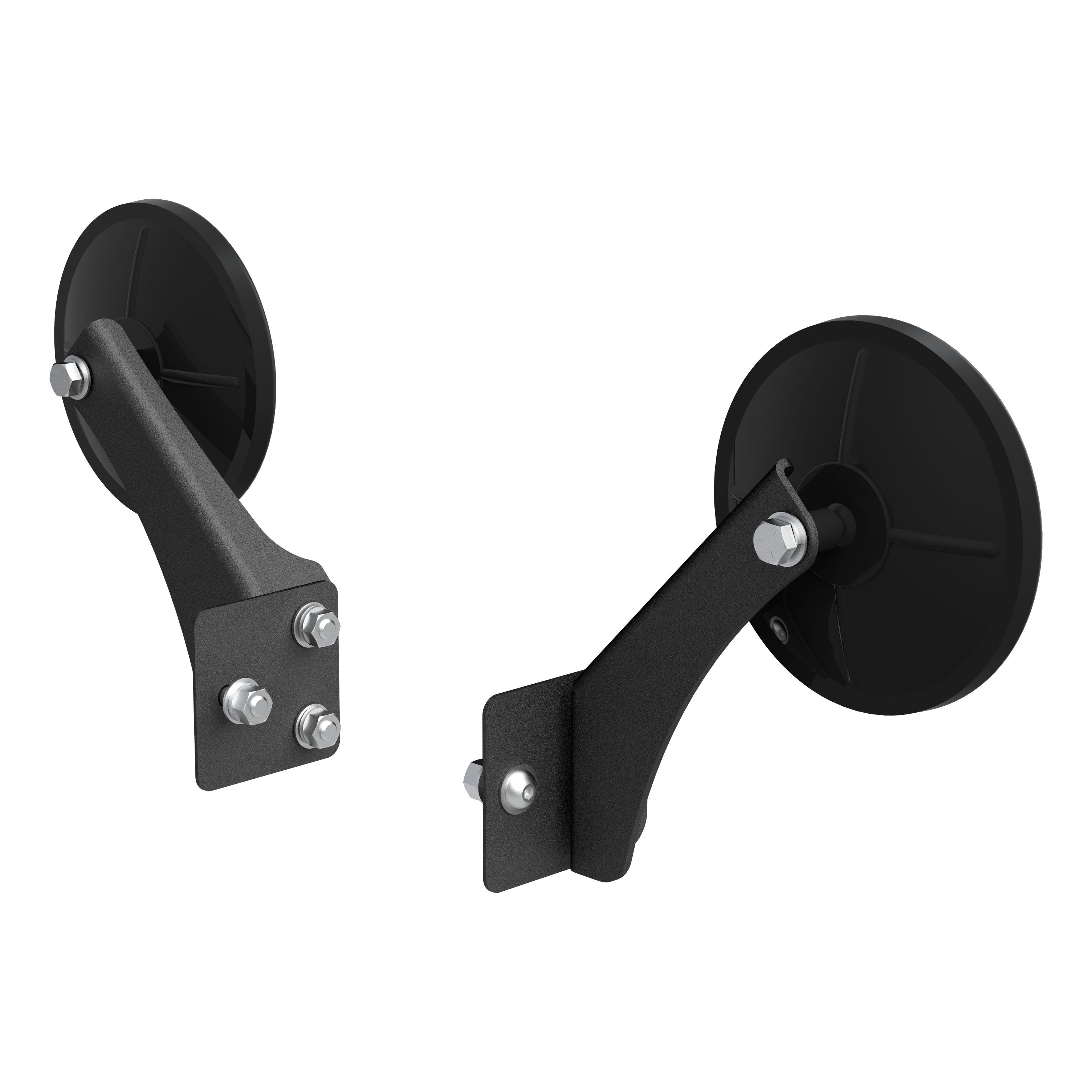 ARIES Offroad Jeep Wrangler Tube Door Mirrors (2-Pack), 2018-2026 Jeep Wrangler