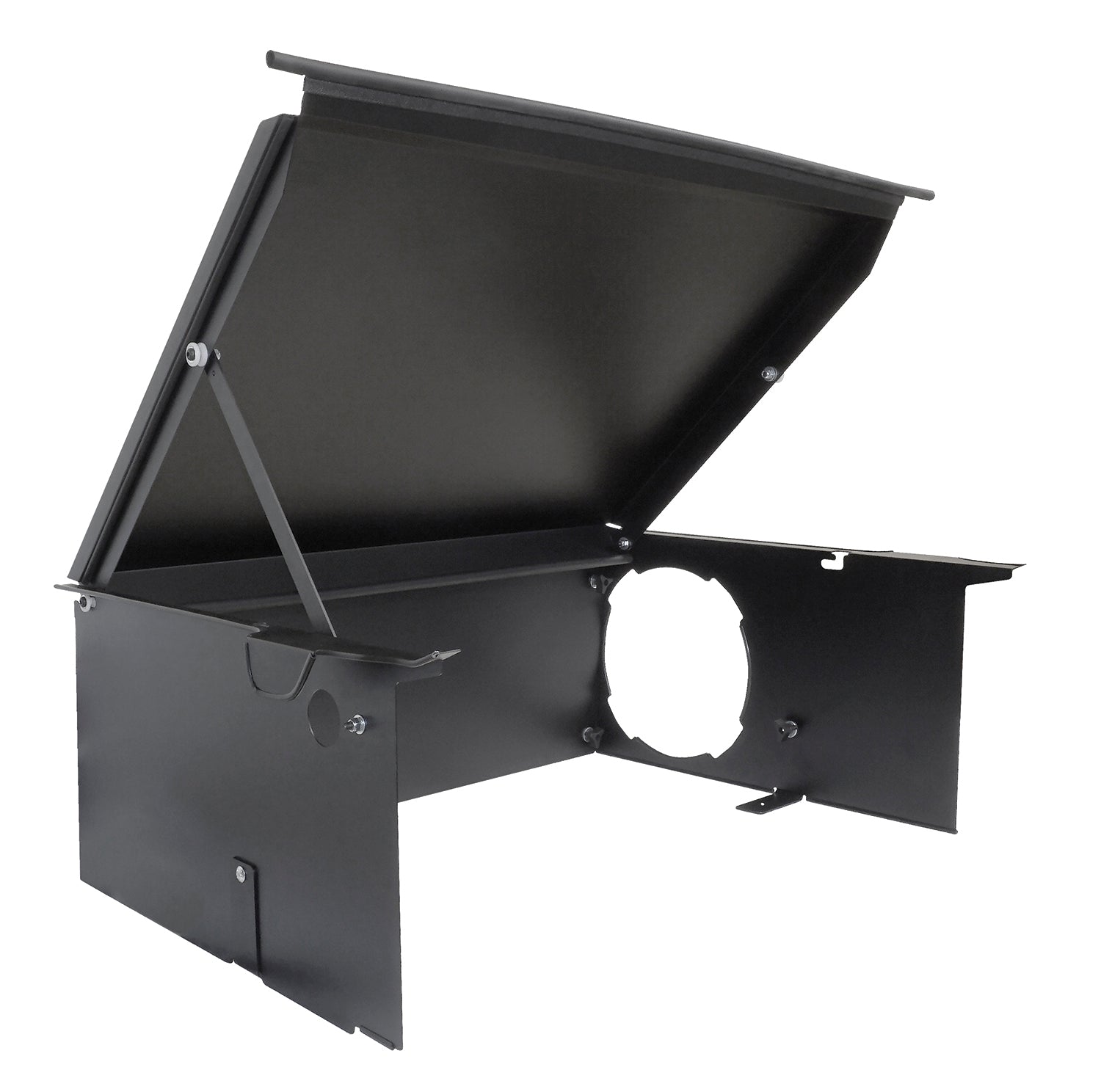 Deluxe Cargo Enclosure - 18-23 Wrangler JL {21-23 Exc. 4XE} 4-Door w/ OEM Subwoofer Black Tuffy Security Products