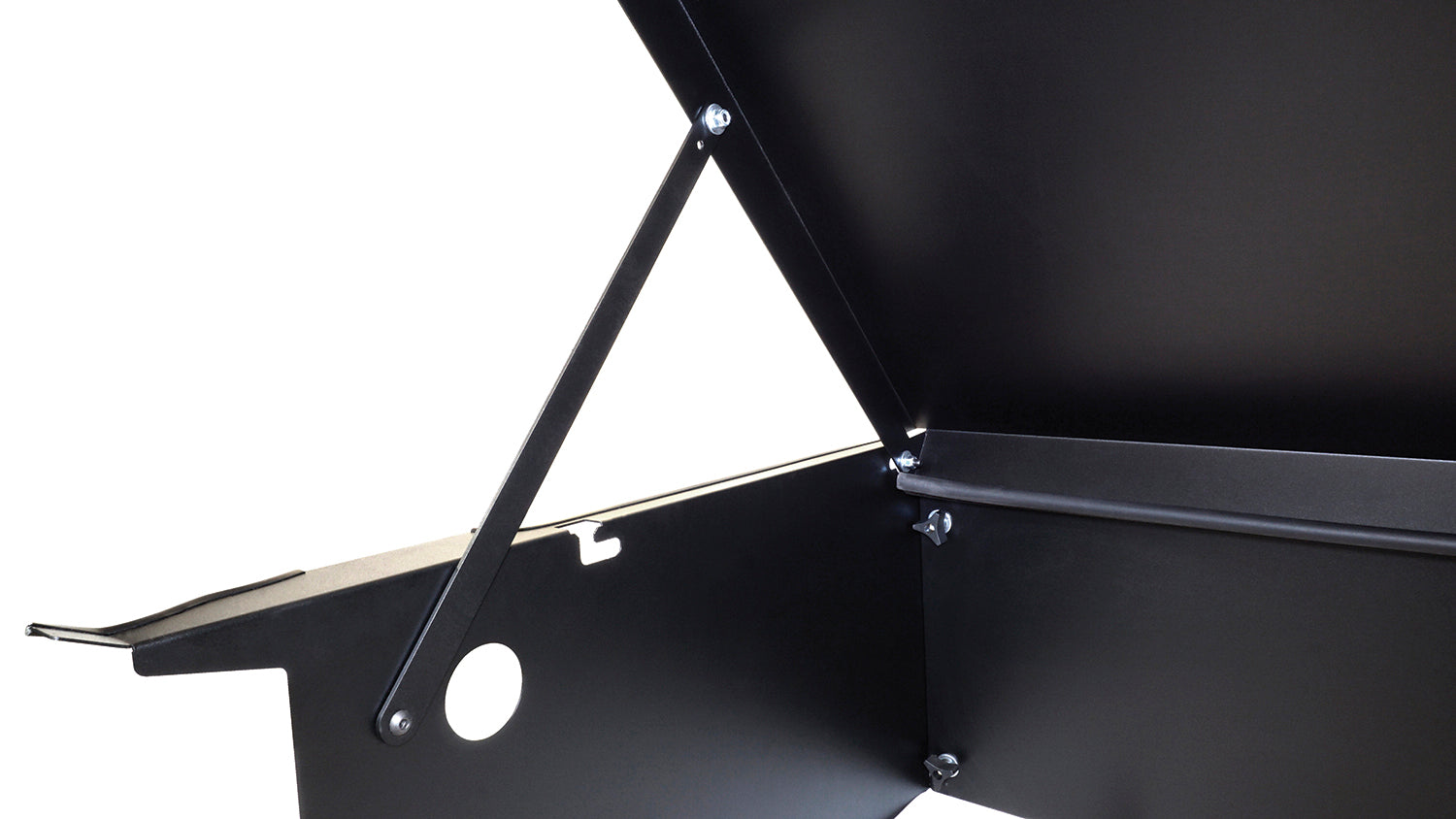 Deluxe Cargo Enclosure - 18-23 Wrangler JL {21-23 Exc. 4XE} 4-Door w/ OEM Subwoofer Black Tuffy Security Products