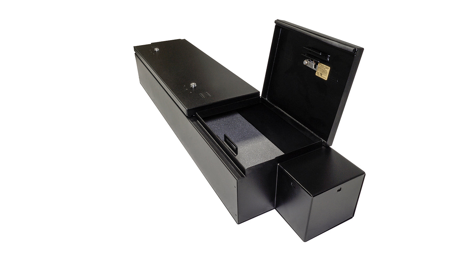 Rear Underseat Lockbox 19-23 Ram 1500 w/ Crew Cab Black Tuffy Security Products