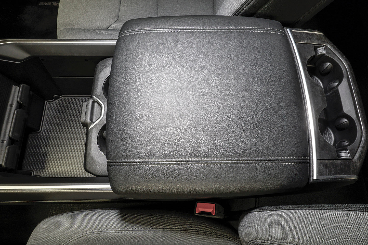 Console Safe 19-23 Ram 1500/2500/3500 w/ Fixed Floor Console w/o Sliding Console Trays with Cup Holder Lids Tuffy Security Products