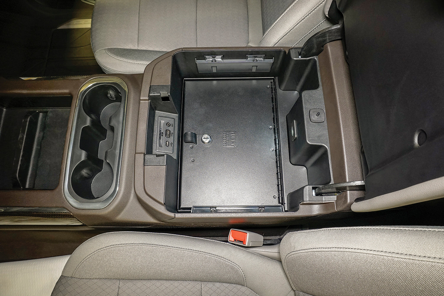 Console Safe Chevy/GMC Silverado/Sierra w/o Wireless Charging Pad 2019-2025 | Standard KeyTuffy Security Products