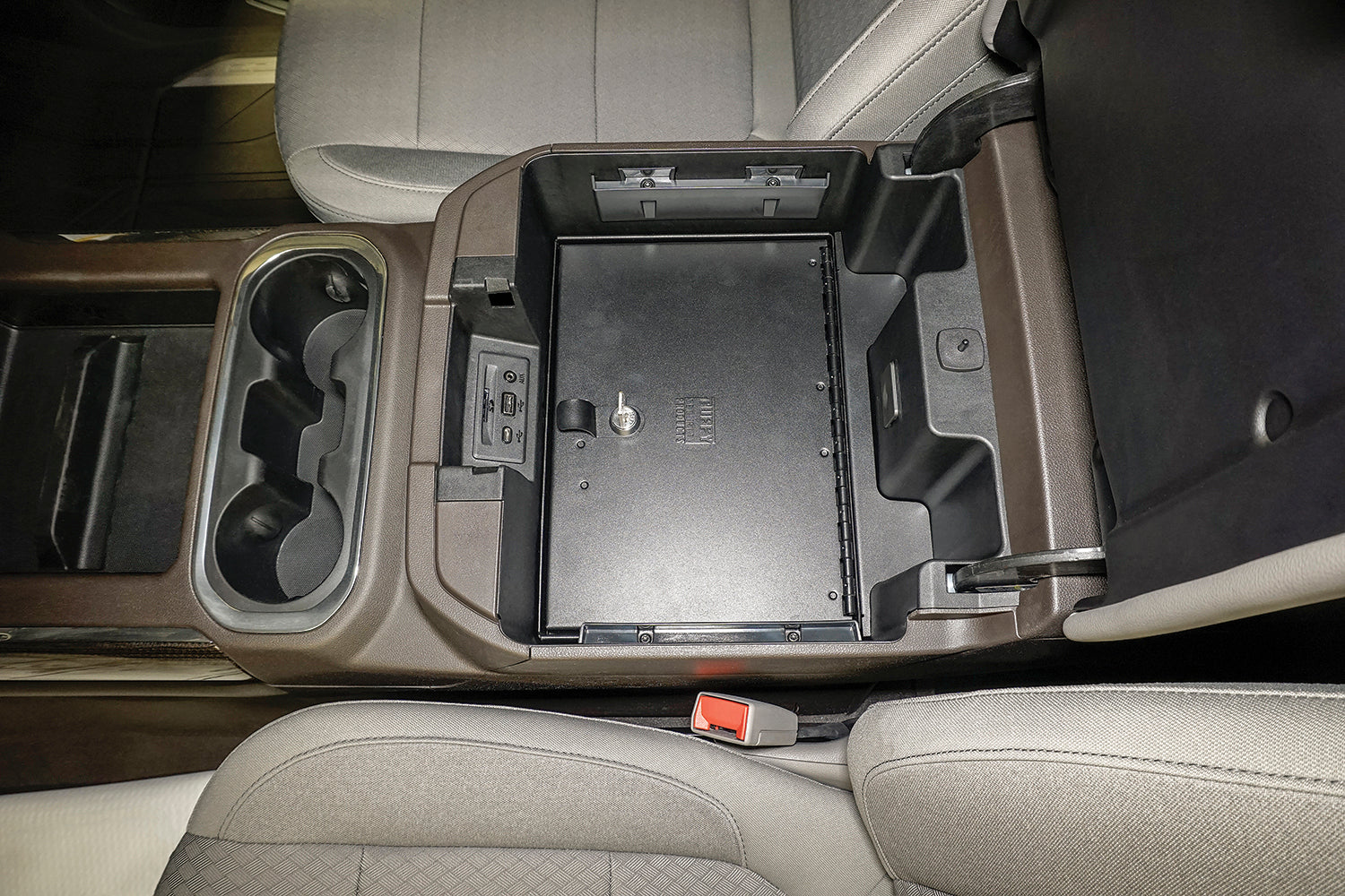 Console Safe Chevy/GMC Silverado/Sierra w/o Wireless Charging Pad 2019-2025 | Standard KeyTuffy Security Products