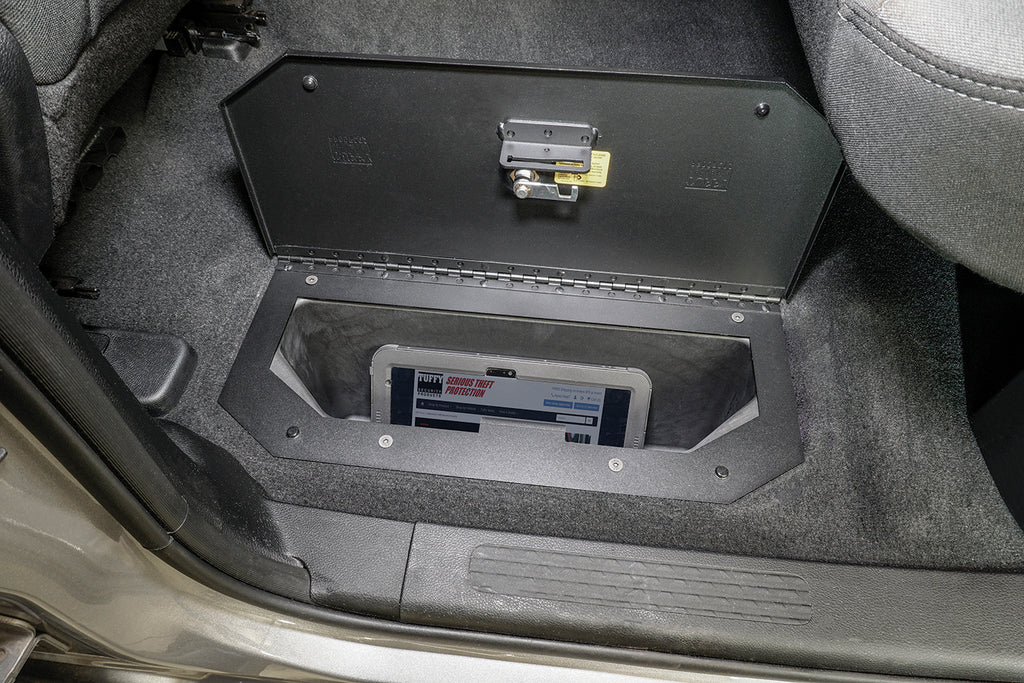 In-Floor Locking Cargo Lid 19-23 1500 Crew Cab {Exc. Classic} Black Tuffy Security Products