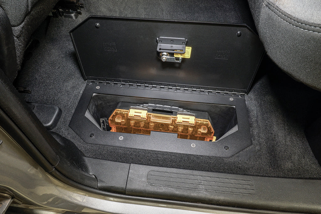 In-Floor Locking Cargo Lid 19-23 1500 Crew Cab {Exc. Classic} Black Tuffy Security Products