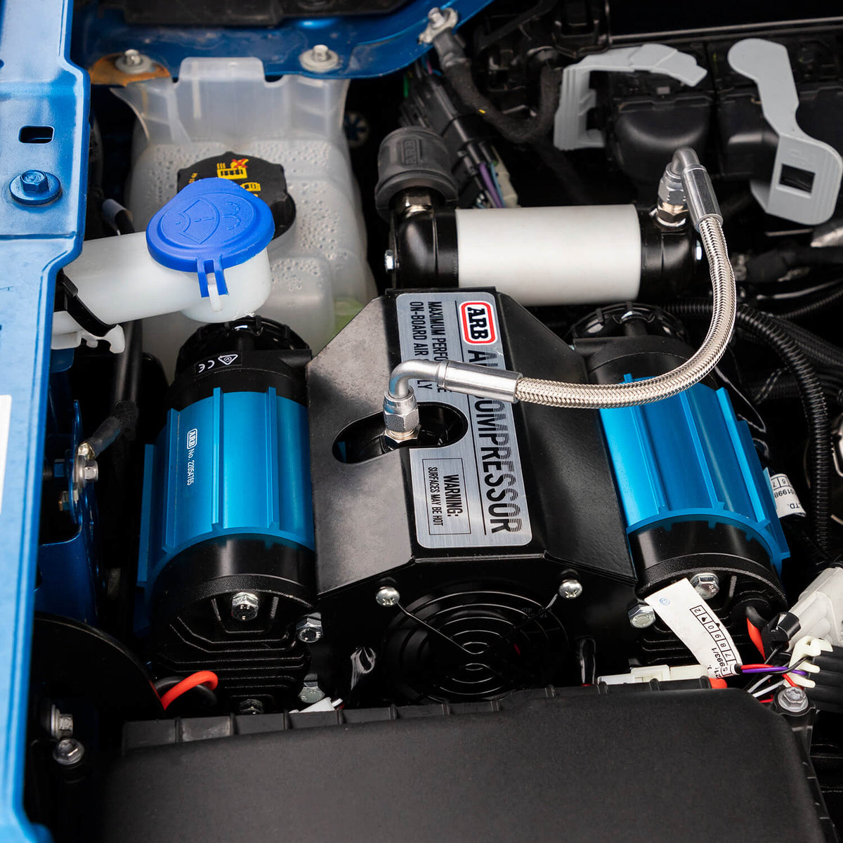 21-25 Ford Bronco Compressor Engine Bay Mount for CKSA CKMA and CKMTA Compressors - Apollo Off-Road