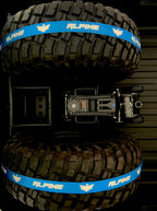 Blue Tire Tie Down (Single Strap)