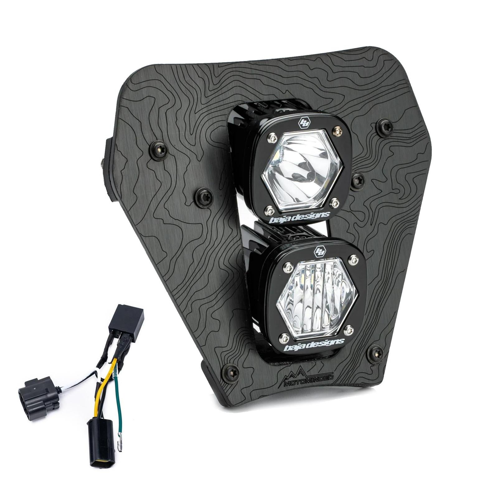 KTM Dual S1 Gemini (D/C) LED Headlight Kit w/ Hi-Low Harness 2024-2025 KTM EXC-F