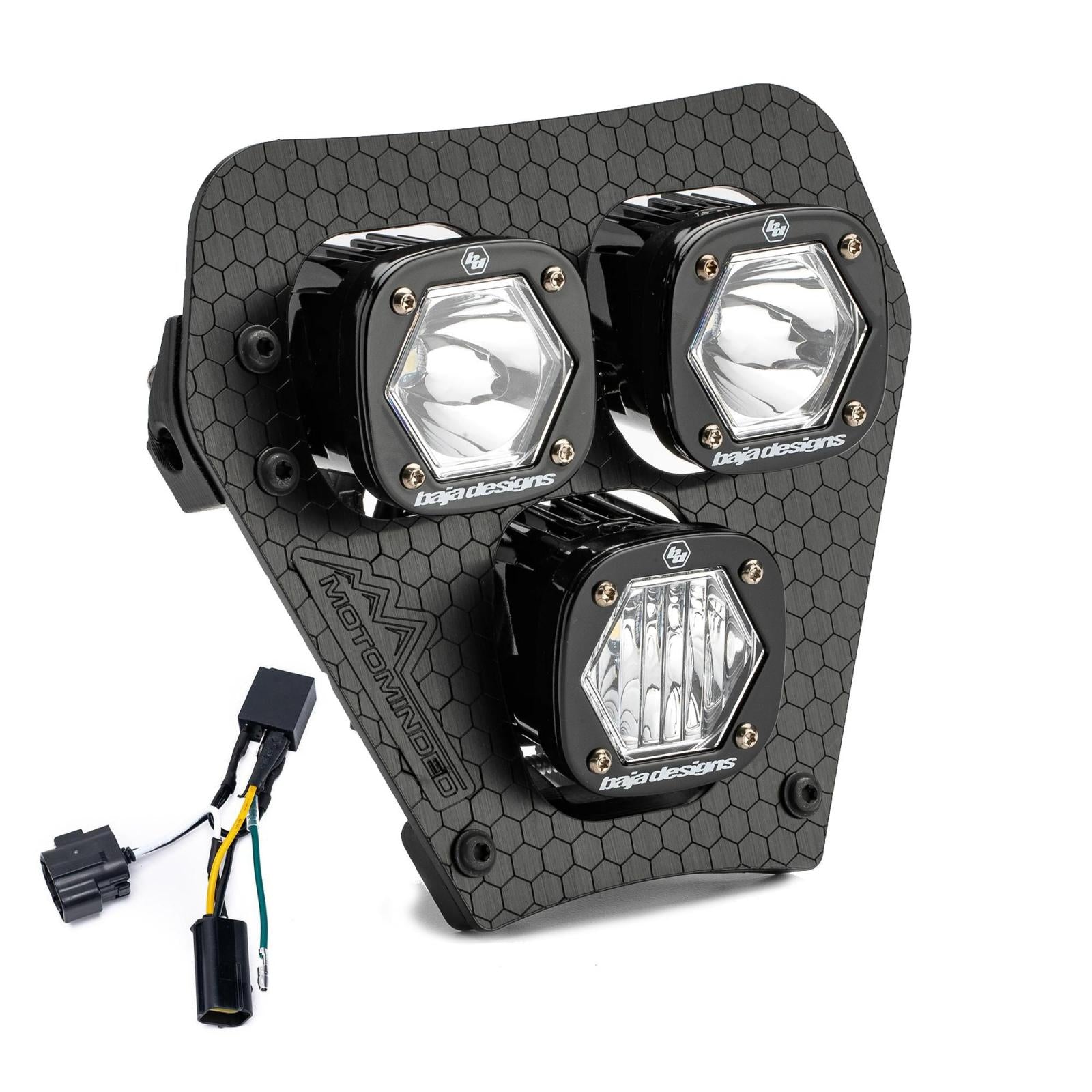 KTM Triple S1 Hydra (D/C) LED Headlight Kit w/ Hi-Low Harness 2024-2025 KTM EXC-F