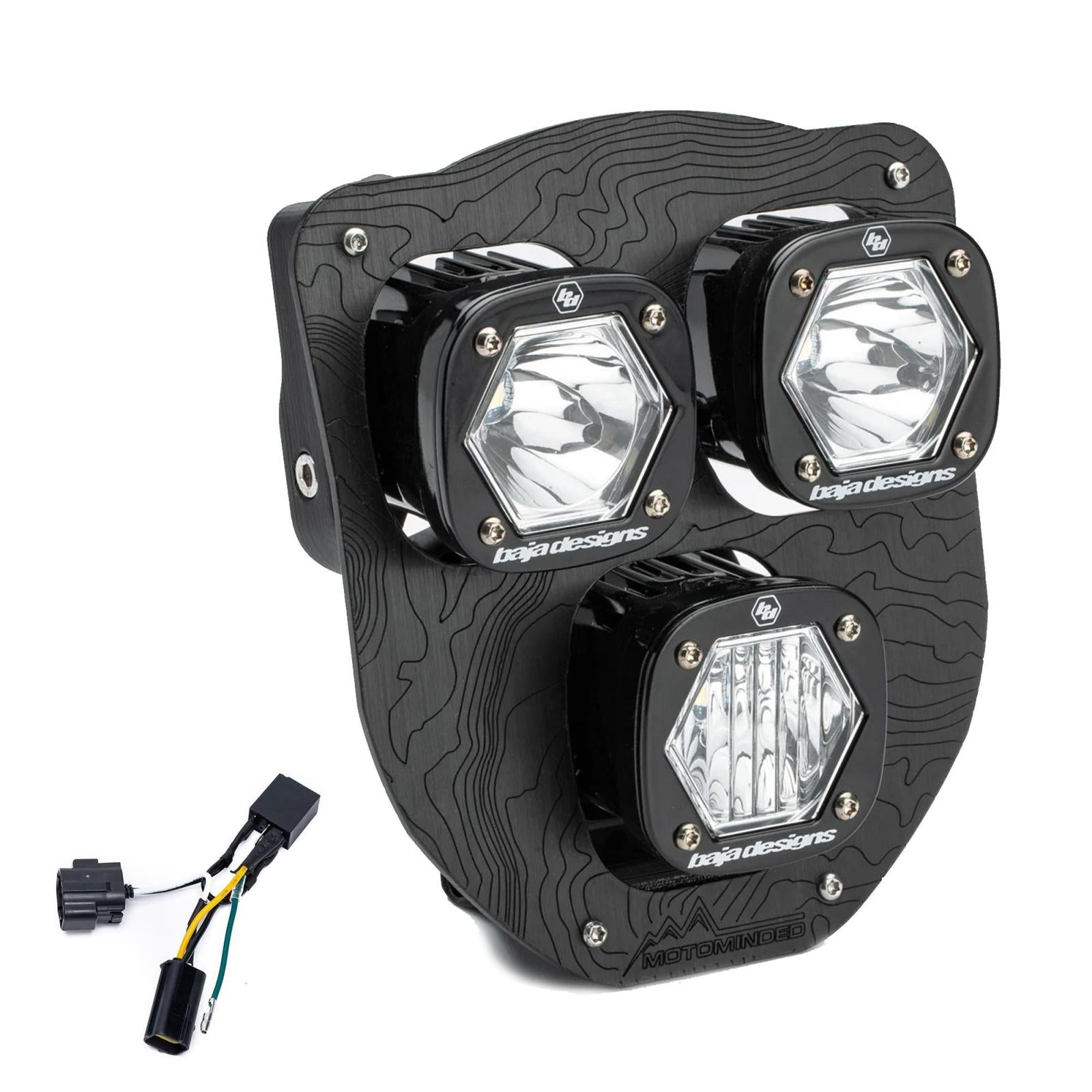 Husqvarna Triple S1 Hydra (D/C) LED Headlight Kit w/ Hi-Low Harness 2024-2025 Husqvarna FE-S