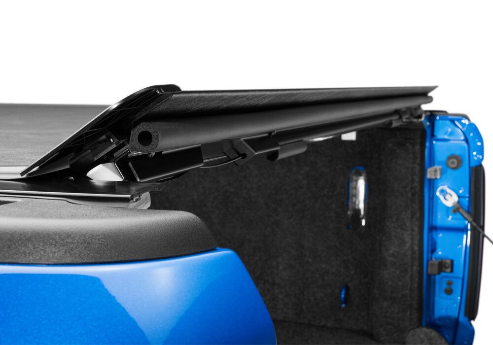 Revolver X2 Hard Rolling Truck Bed Cover Rail Mounts Near Top of Bed Rail Rails Can Be Lowered Using Drop Down Brackets 2024-2026 Toyota Tacoma 6 Foot 2 Inch Bed BAK