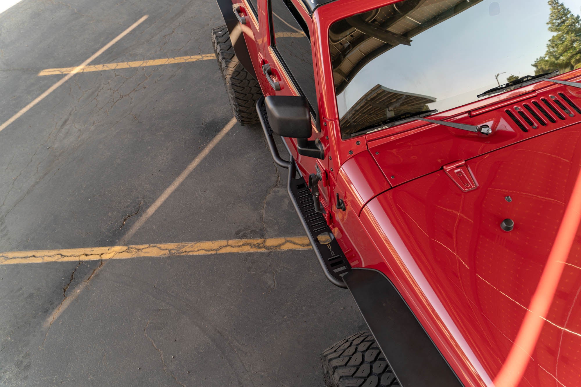 4-Door Jeep Wrangler JK OE Plus Side Steps - Apollo Off-Road