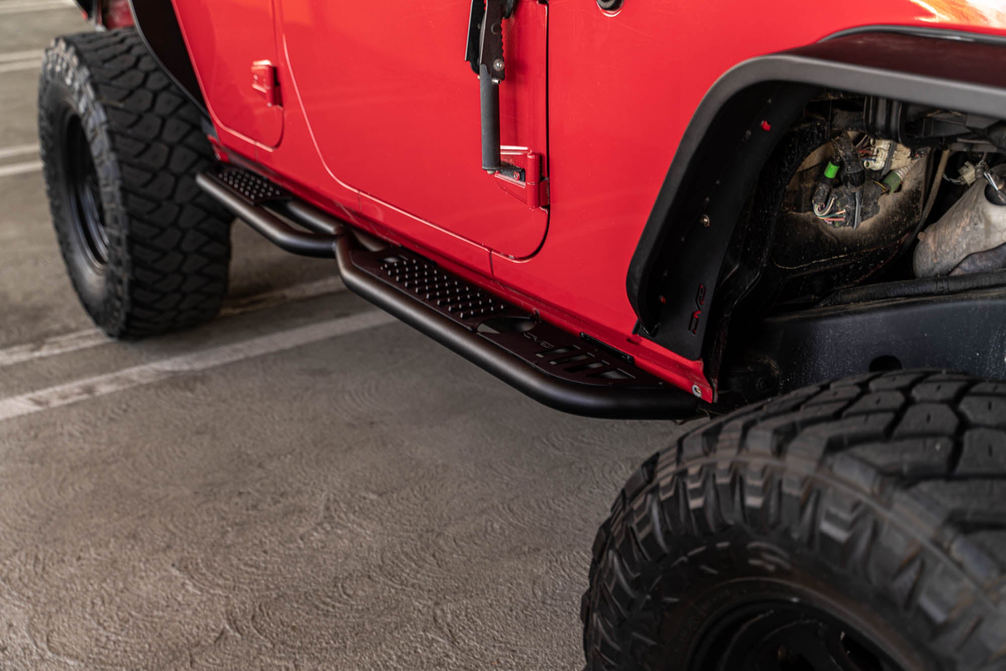 4-Door Jeep Wrangler JK OE Plus Side Steps - Apollo Off-Road