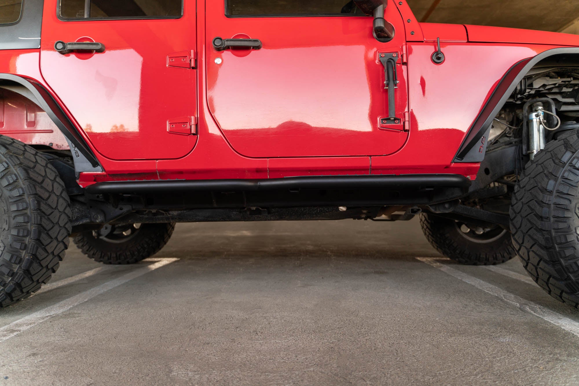 4-Door Jeep Wrangler JK OE Plus Side Steps - Apollo Off-Road