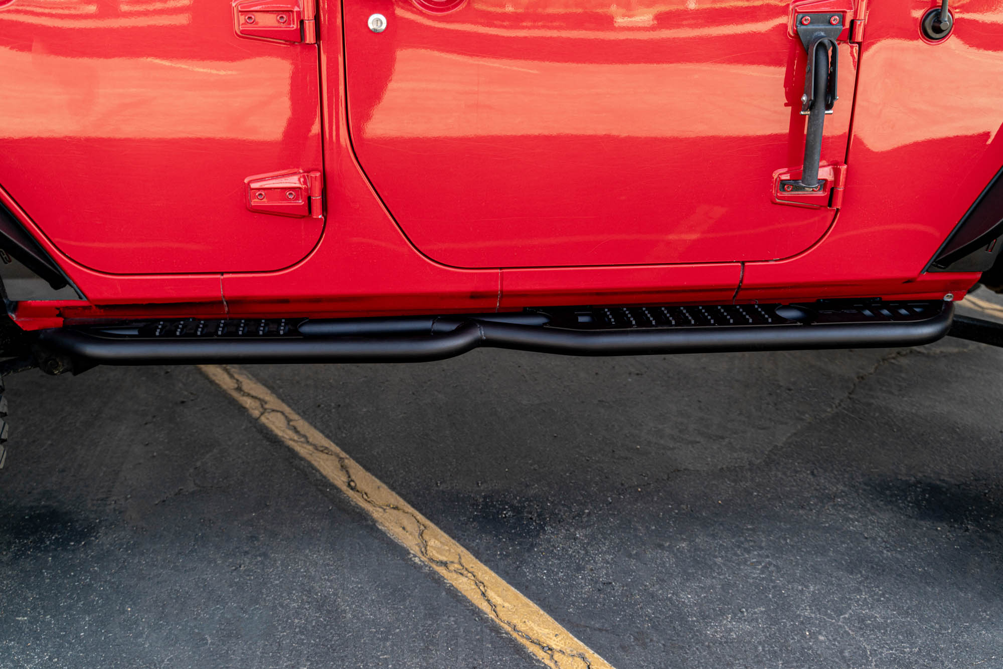 4-Door Jeep Wrangler JK OE Plus Side Steps - Apollo Off-Road