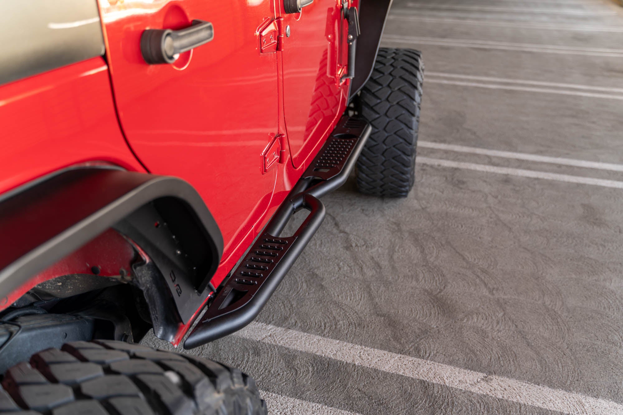 4-Door Jeep Wrangler JK OE Plus Side Steps - Apollo Off-Road