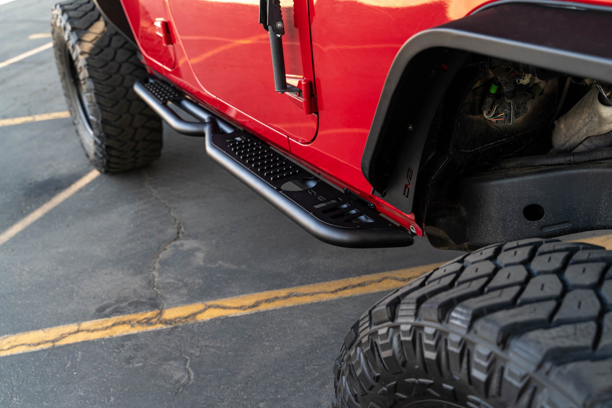 4-Door Jeep Wrangler JK OE Plus Side Steps - Apollo Off-Road