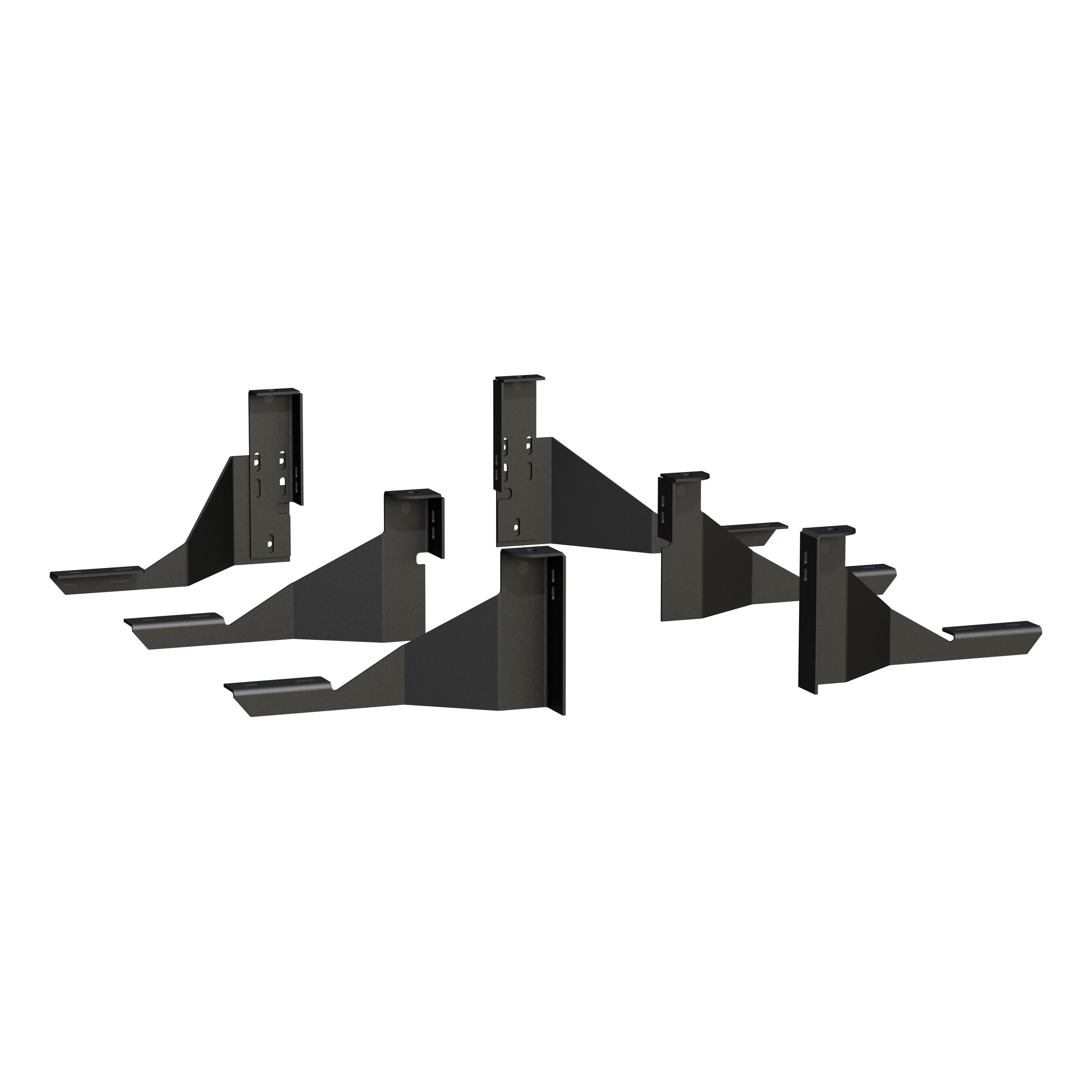 LUVERNE Grip Step Bracket Kit, 2019-2024 Ram 1500, 2019-2026 Ram 2500/3500