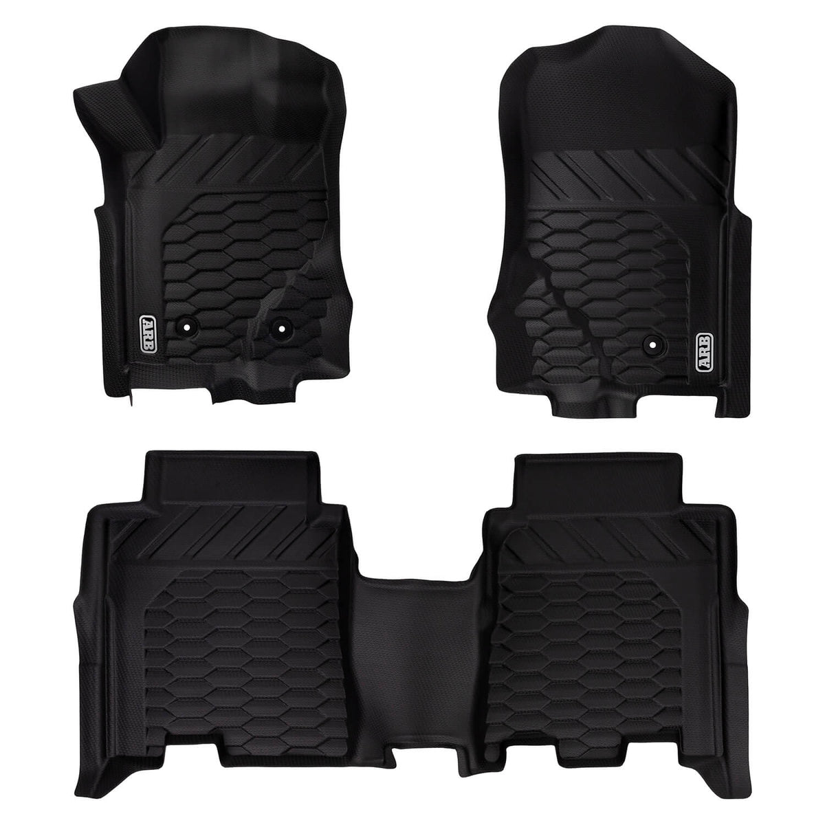 21-25 Ford Bronco Floor Liners for the Front and Rear - Apollo Off-Road