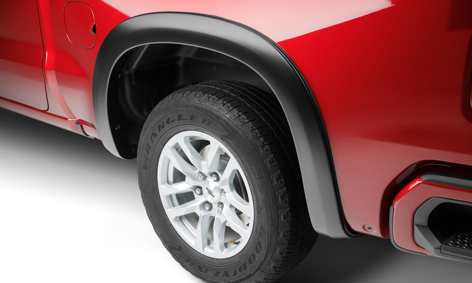 Black Extended Fender Flare 4-PC Set For 19-26 Chevy Silverado 1500 2022 Chevy Silverado 1500 Ltd Bushwacker