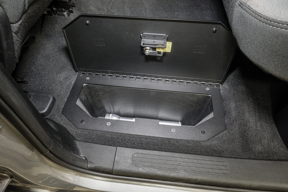 Locking Storage Lids In-Floor 19-25 RAM 1500 Crew Cab (Exc. Classic) Pair Tuffy Security