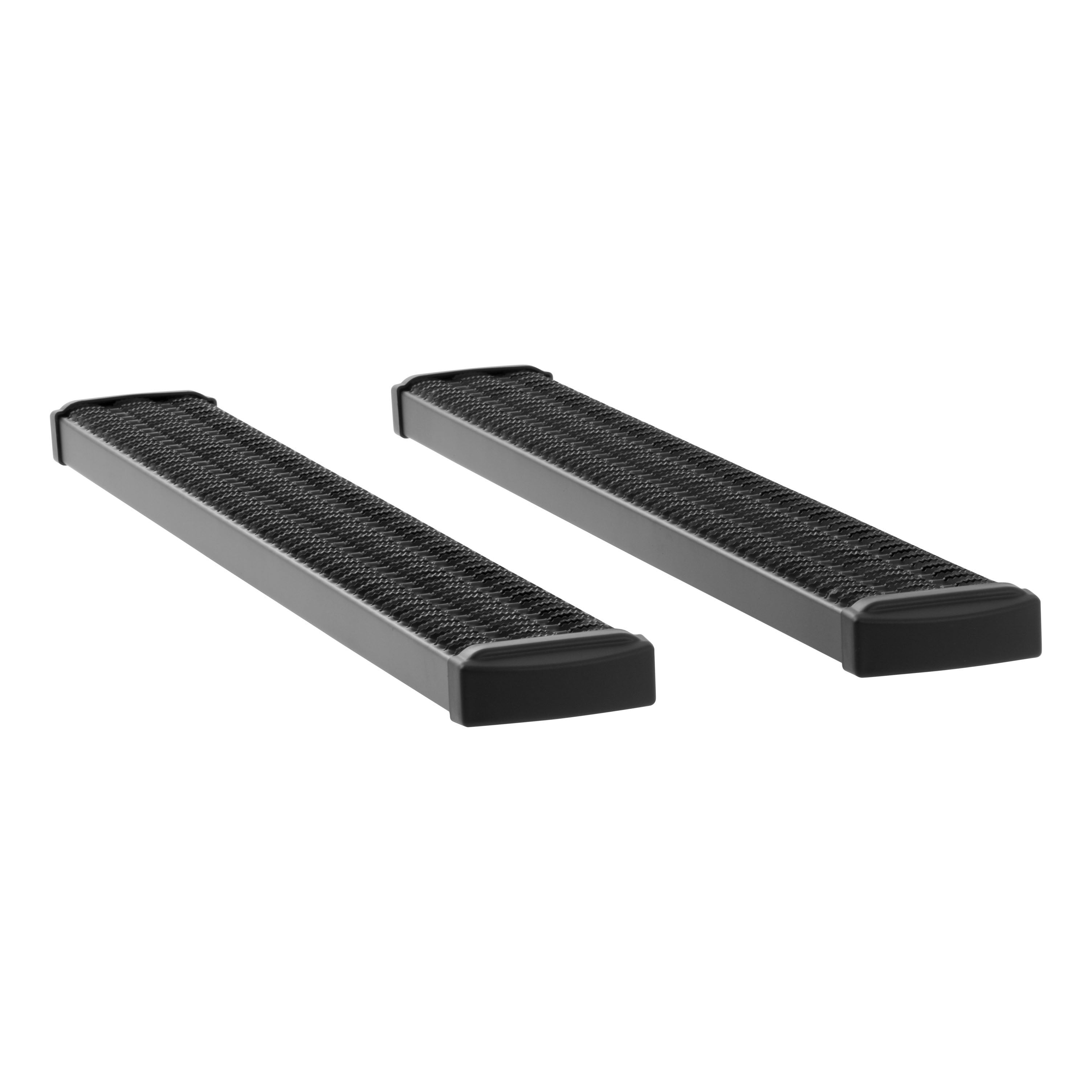 LUVERNE Grip Step 7" x 60" Black Aluminum Running Boards, XD Brackets, 2017-2026 Ford F-250/F-350/F-450 Super Duty