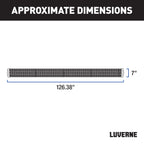 LUVERNE Grip Step 7" x 125" Aluminum W2W Running Boards, 2017-2026 Ford F-250/F-350/F-450 Super Duty