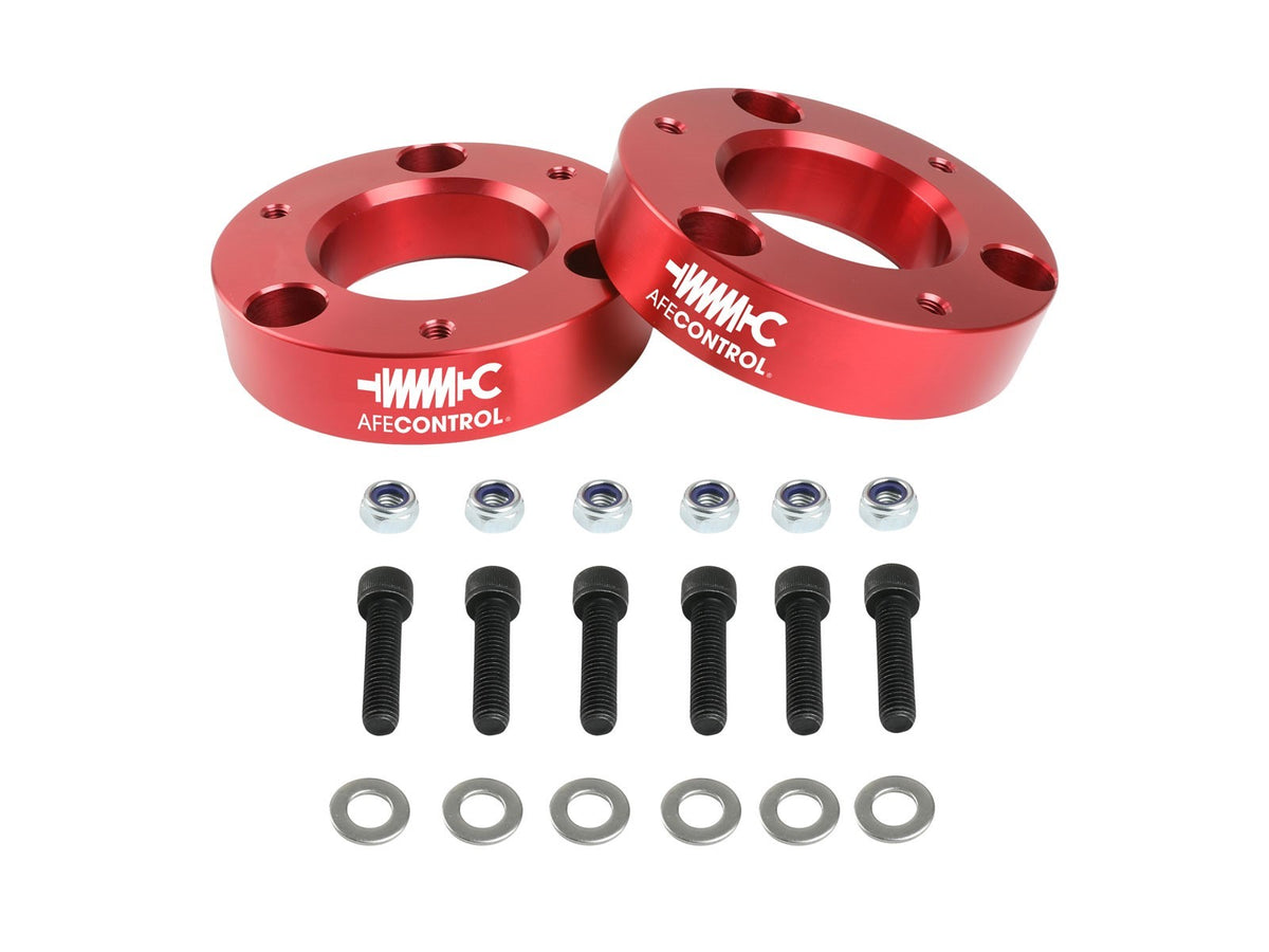 aFe Control 2.0 Inch Leveling Kit Red Ford F-150 04-26