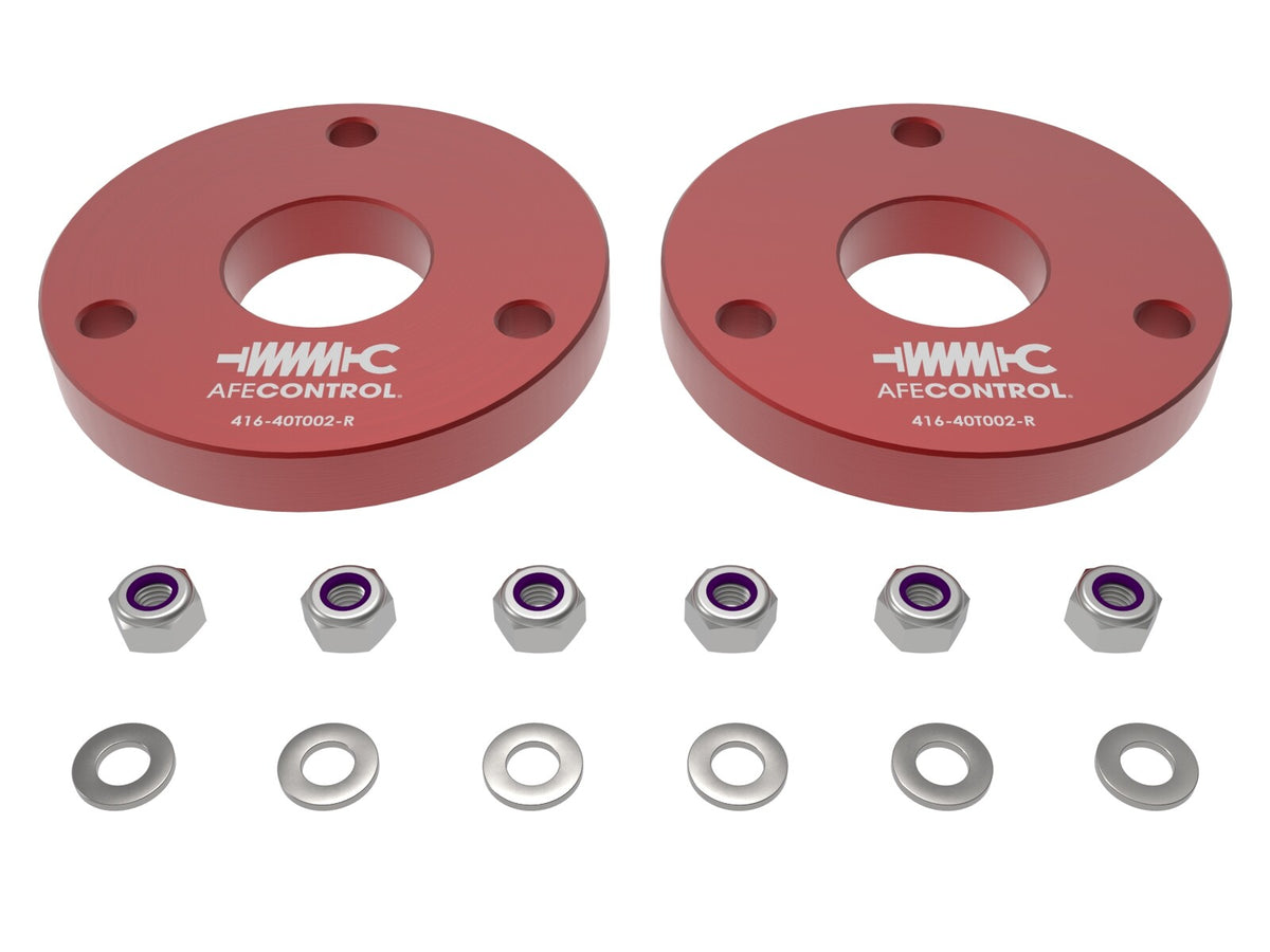 aFe Control 1.25 Inch Leveling Kit Red GM Colorado ZR2/Canyon AT4X 23-26 L4-2.7L Turbo