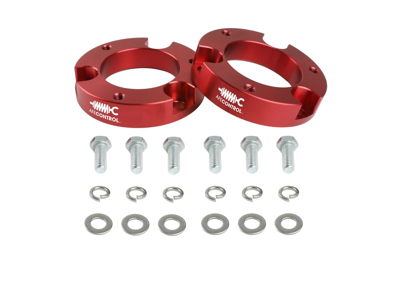 aFe Control 2.0 Inch Leveling Kit Red Toyota 4Runner 03-09/Fj Cruiser/Tacoma 05-23