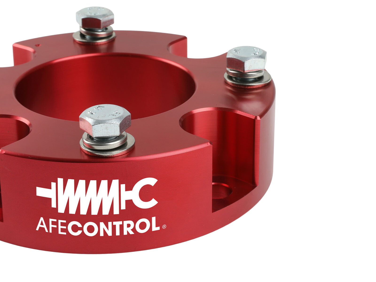 aFe Control 2.5 Inch Leveling Kit Red Toyota Tundra 07-21