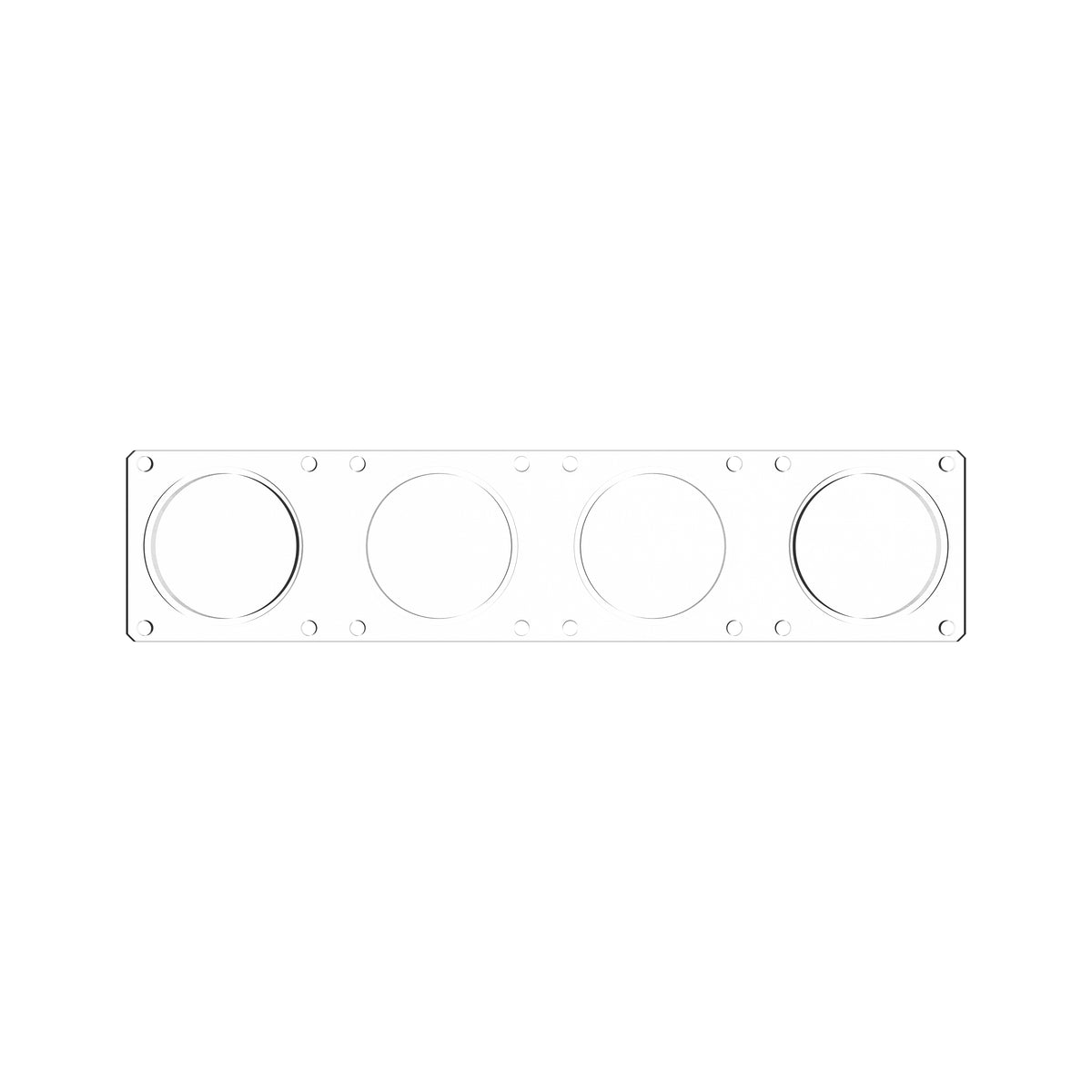 LED Light Bar Lens Flex Era Bar Spot Clear KC HiLiTES