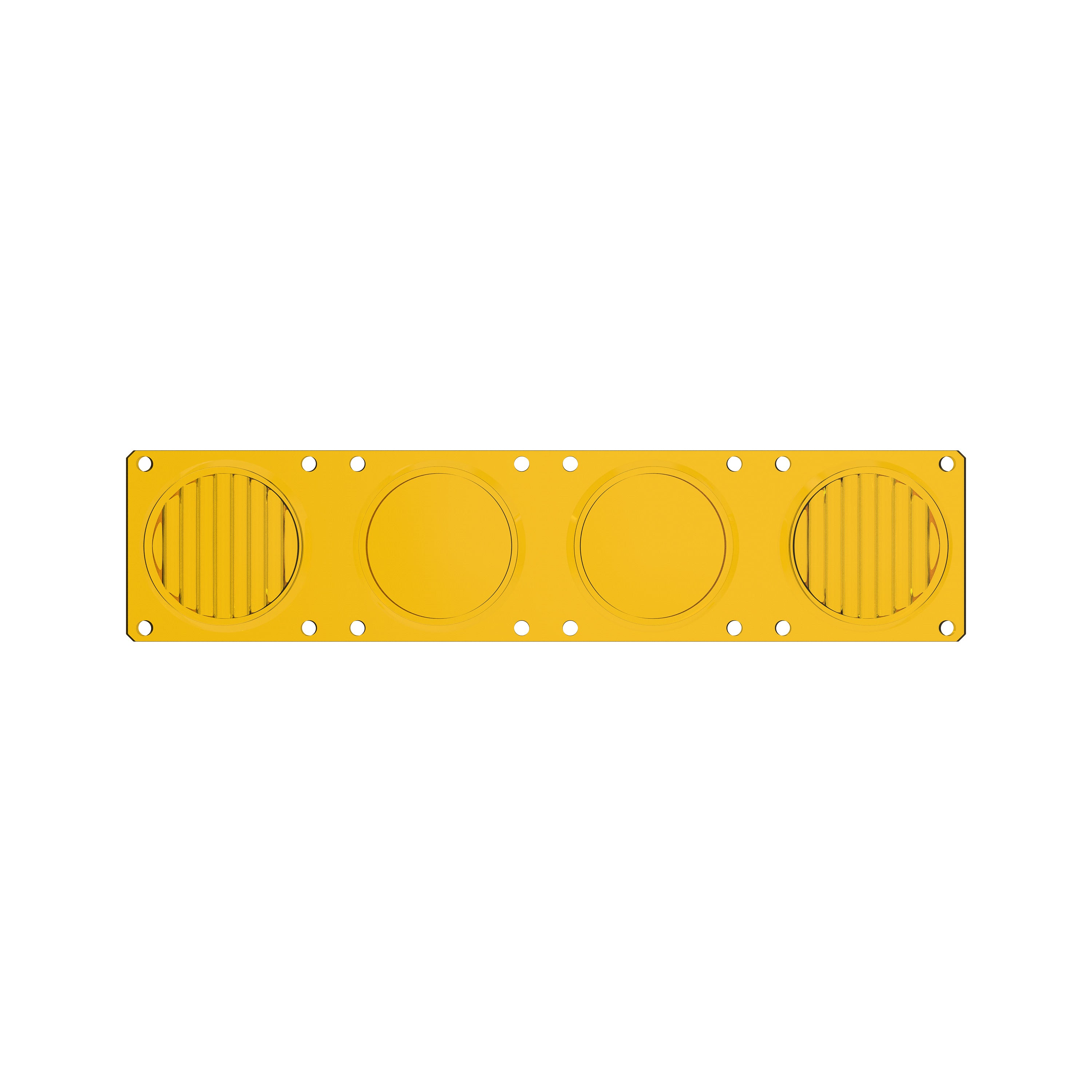 LED Light Bar Lens Flex Era Bar Combo Yellow KC HiLiTES