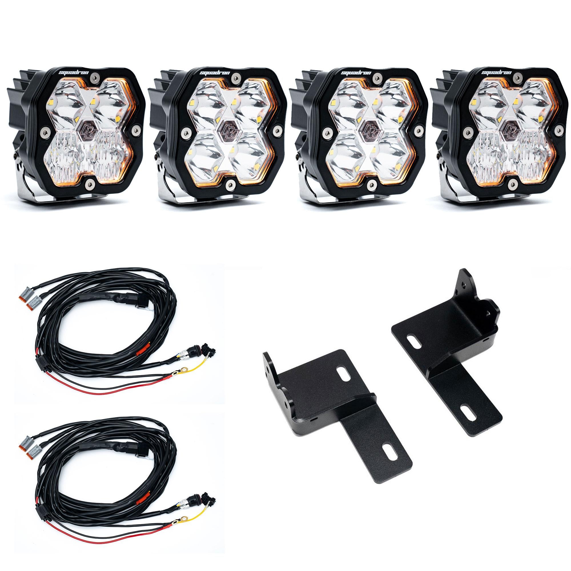 Squadron 2.0 Sport Behind-the-Grille Light Kit Toyota 2025-27 4Runner Clear Baja Designs
