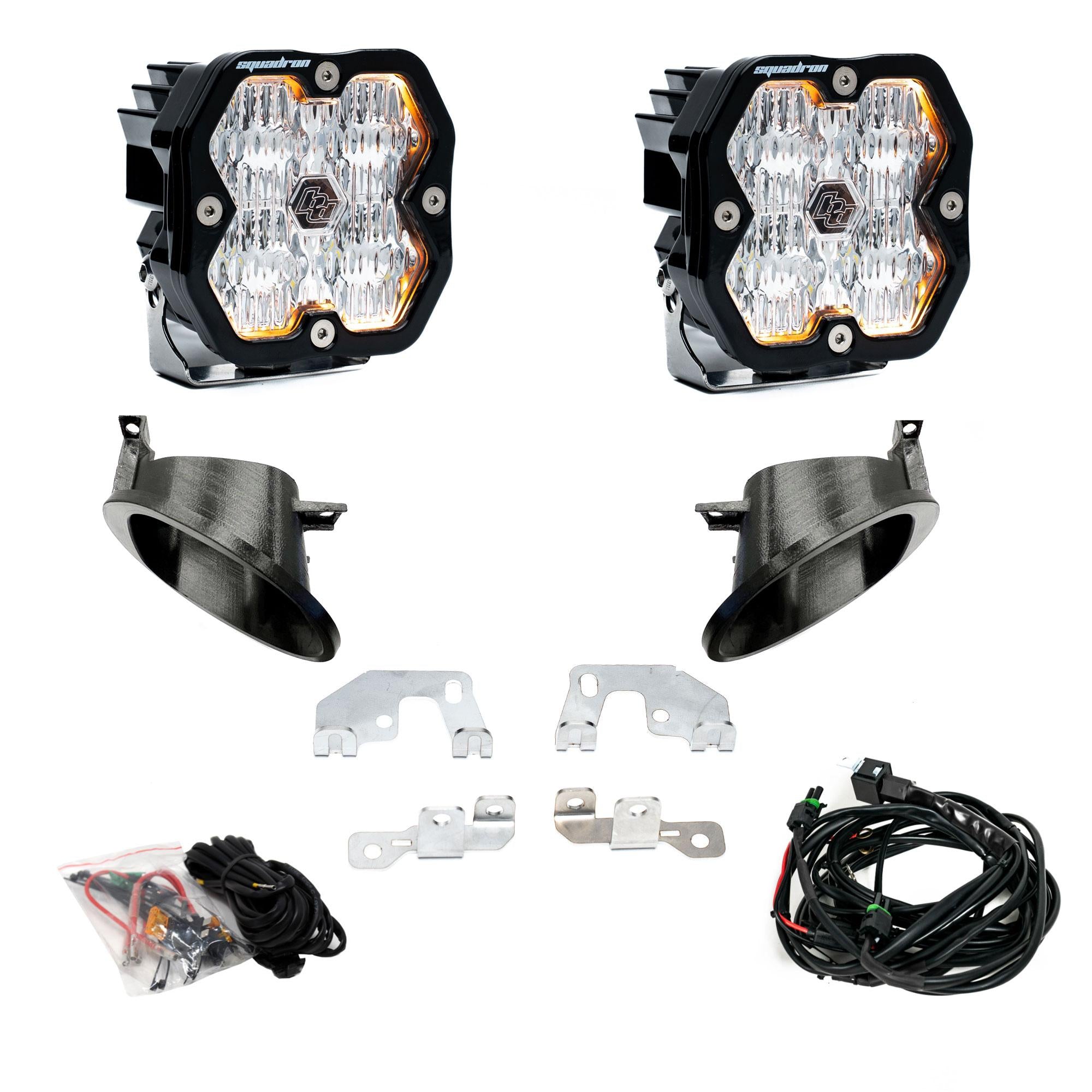 Squadron 2.0 Sport Fog Pocket Light Kit Mercedes 2014-18 Sprinter Van 2500/3500 Clear Baja Designs
