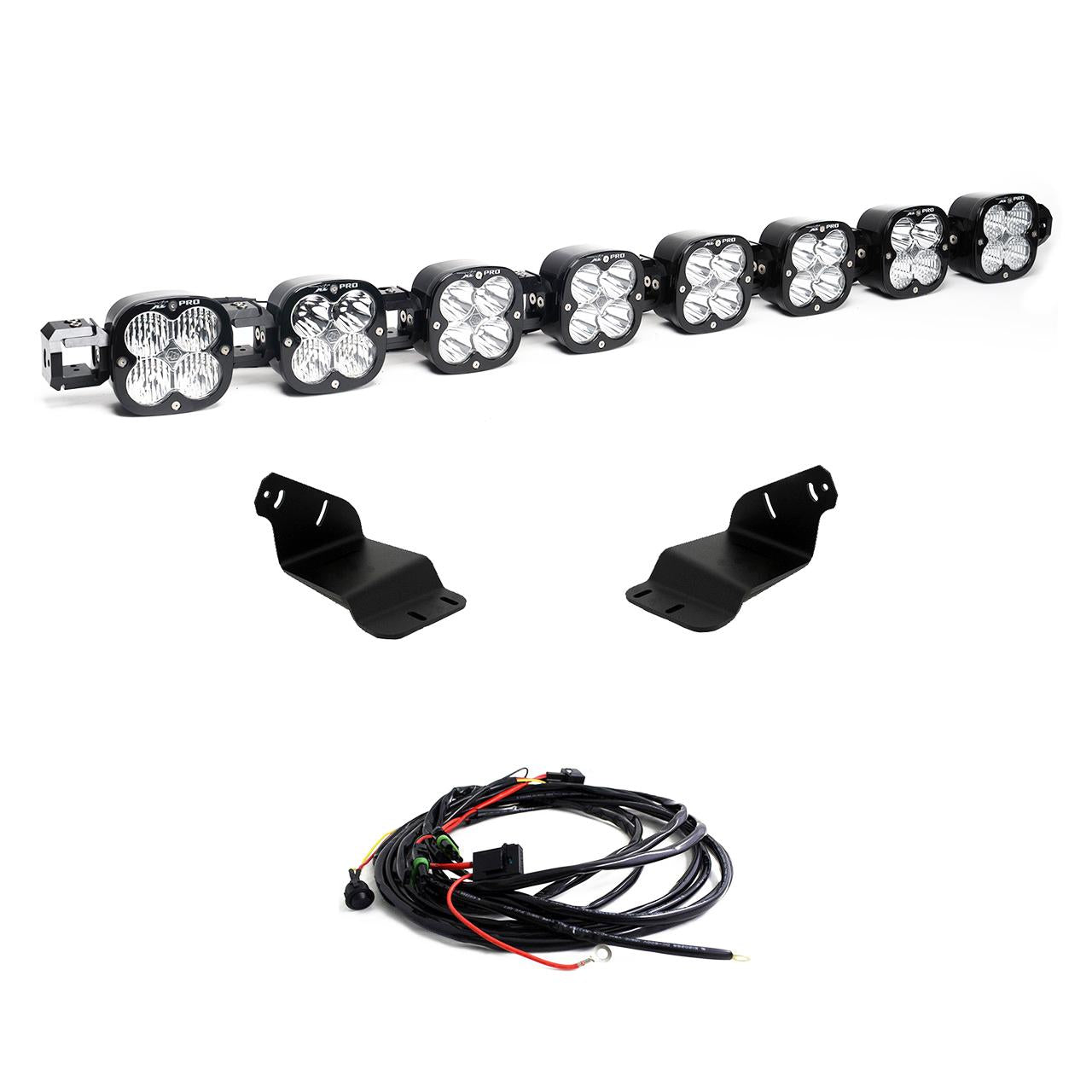 XL Pro Linkable Sport Roof Mount Kit 21-26 Bronco 22-26 Bronco Raptor (Multi-Pattern Clear Toggle Wiring)