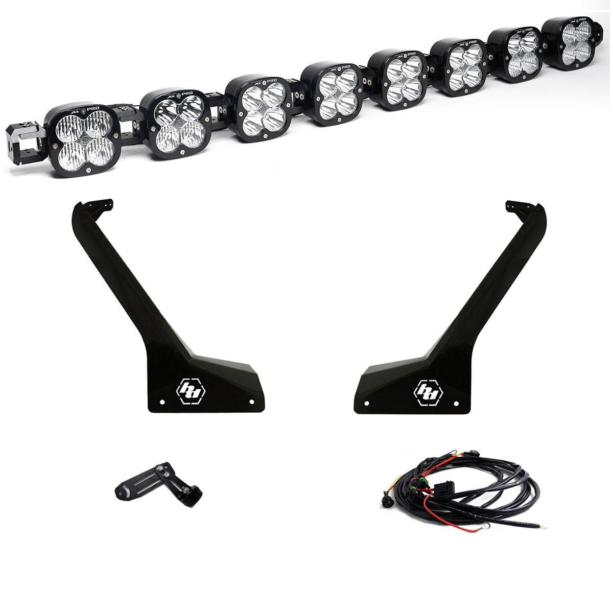 XL Pro Linkable Roof Mount Kit 20-26 Gladiator / 18-26 Wrangler JL (Multi-Pattern Clear Toggle Wiring)