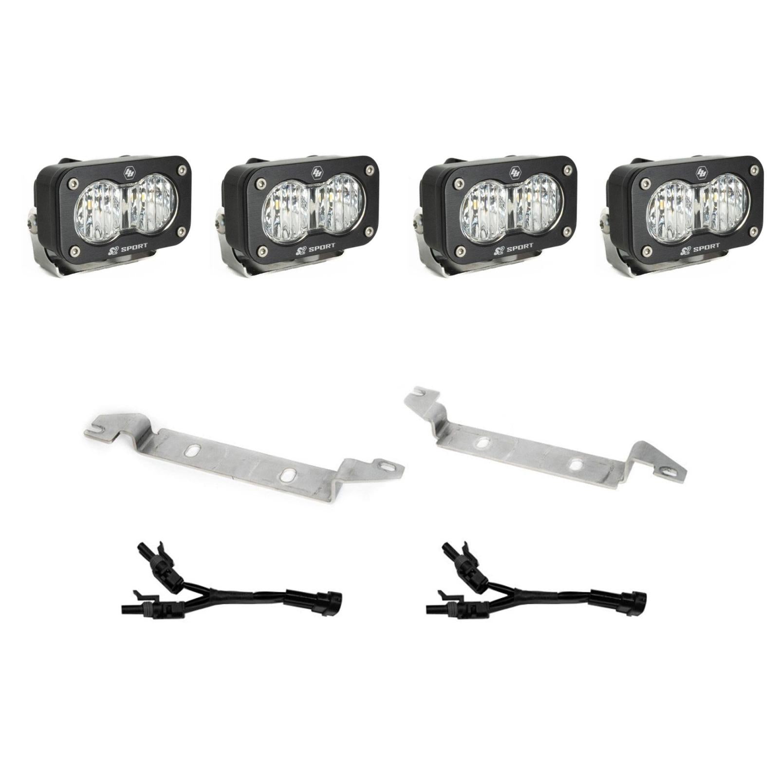 S2 Sport OEM Fog Light Replacement Kit 2025+ Toyota 4Runner Non-TRD Pro Clear