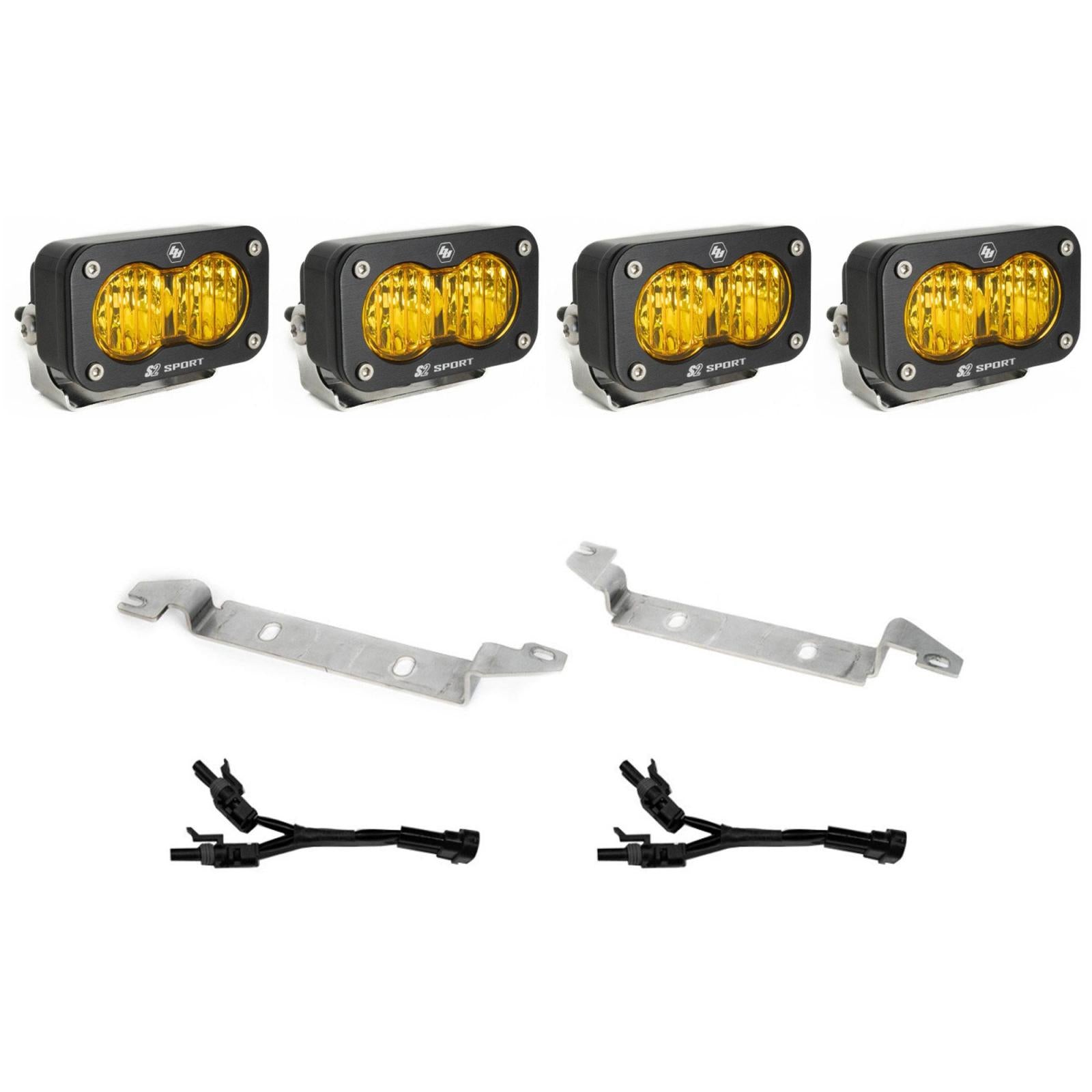 S2 Sport OEM Fog Light Replacement Kit 2025+ Toyota 4Runner Non-TRD Pro Baja Amber