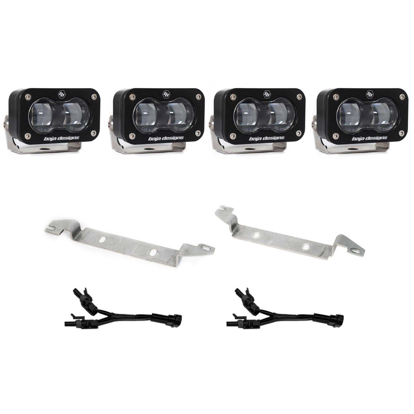 S2 SAE OEM Fog Light Replacement Kit 2025+ Toyota 4Runner Non-TRD Pro Clear