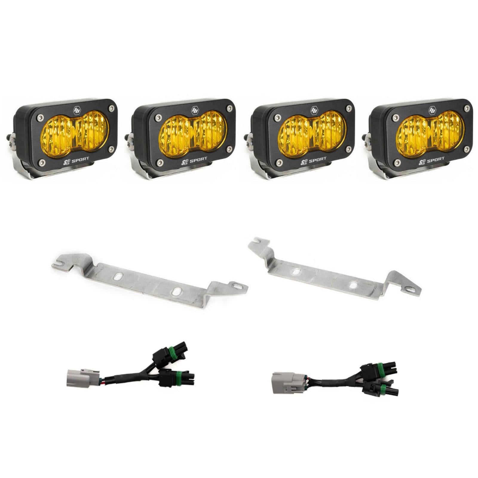 S2 Sport OEM Fog Light Replacement Kit 2025+ Toyota 4Runner TRD Pro/Trailhunter Baja Amber