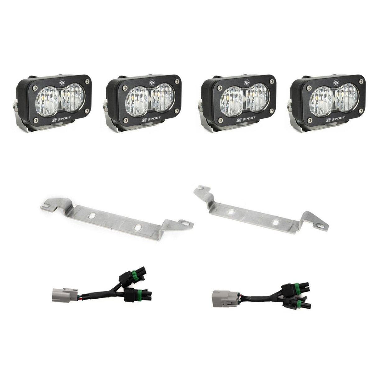 S2 Sport OEM Fog Light Replacement Kit 2024+ Toyota Tacoma TRD Pro/Trailhunter Clear