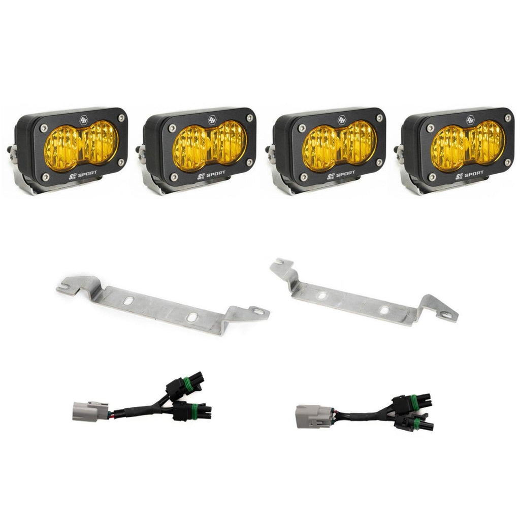 S2 Sport OEM Fog Light Replacement Kit 2024+ Toyota Tacoma TRD Pro/Trailhunter Amber