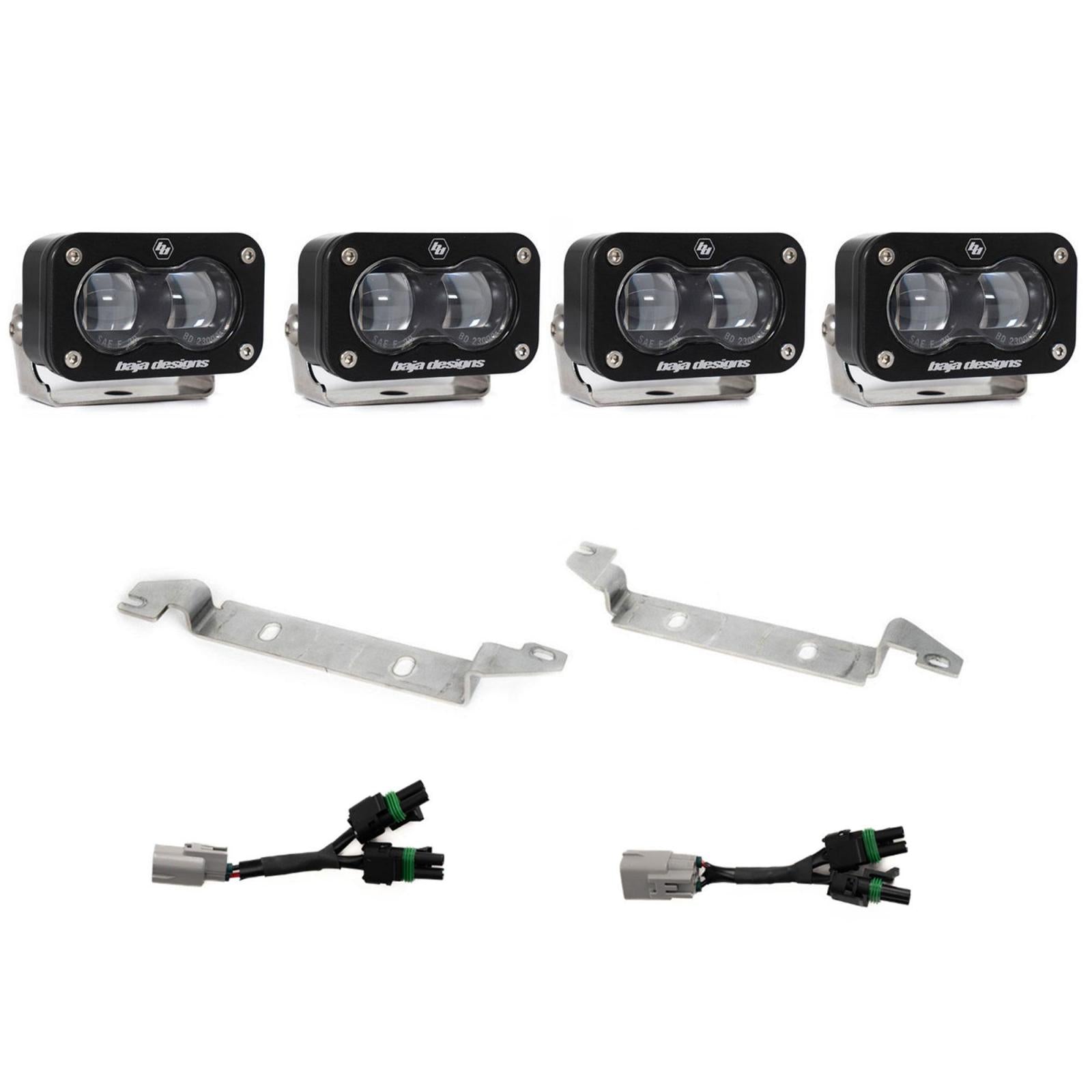 S2 SAE OEM Fog Light Replacement Kit 2024+ Toyota Tacoma TRD Pro/Trailhunter Clear