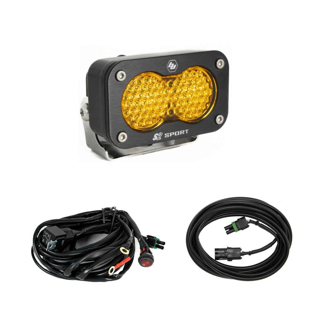 S2 Sport Universal Chase Light Kit Work/Scene Baja Amber