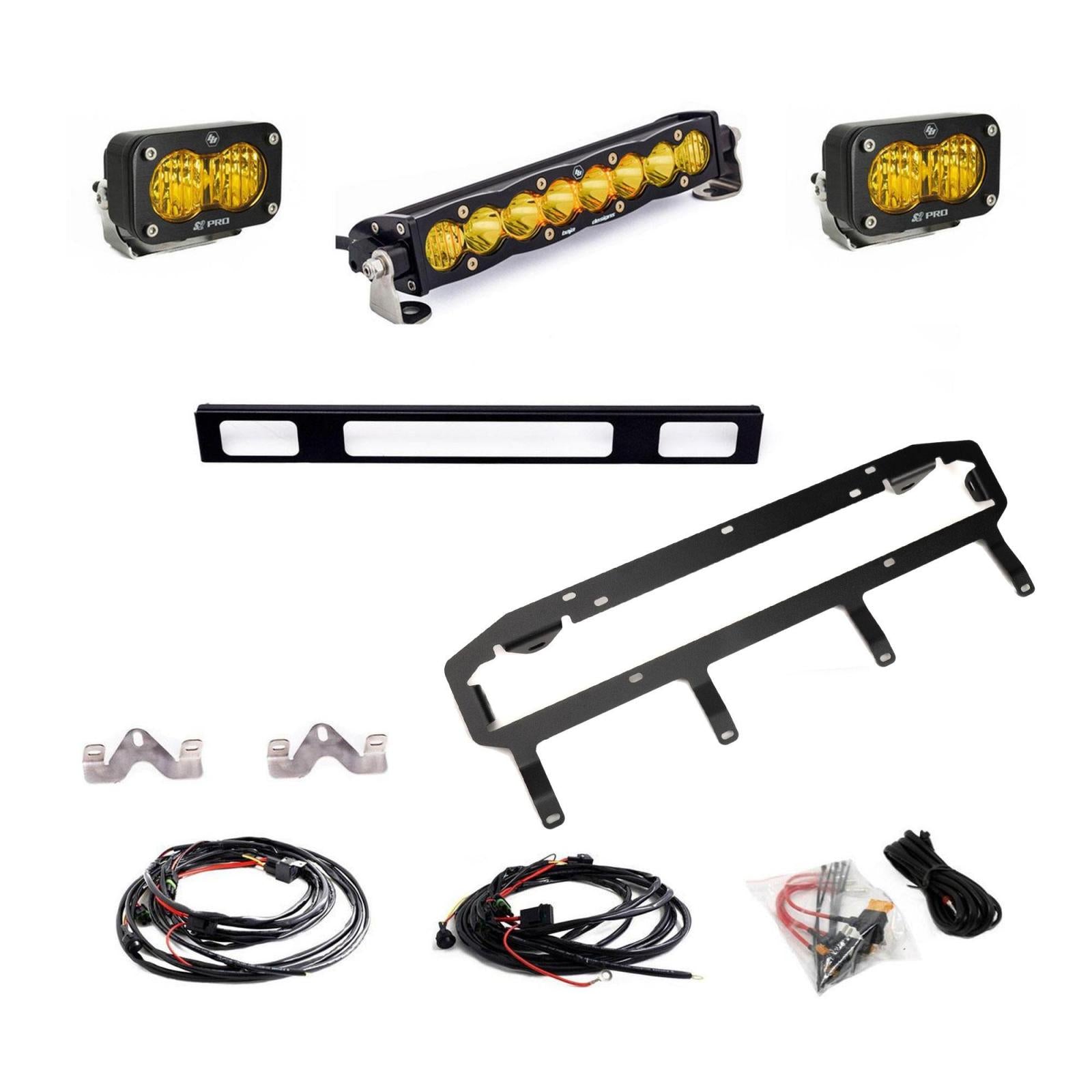 S8 10 Inch S2 Pro Grille Light Replacement Kit 2025+ Toyota 4Runner TRD Pro Baja Amber