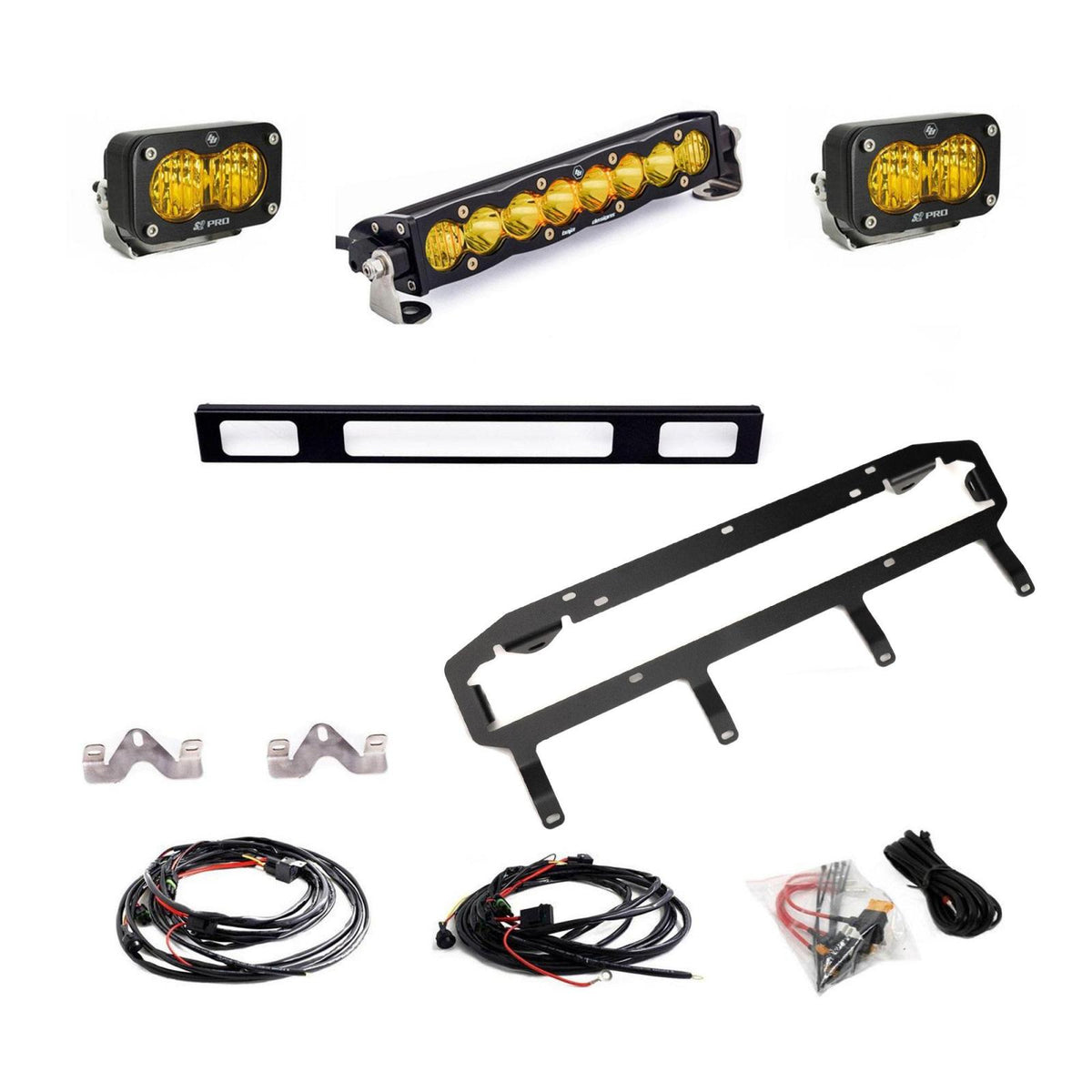 S8 10 Inch S2 Pro Grille Light Replacement Kit 2025+ Toyota 4Runner TRD Pro Baja Amber